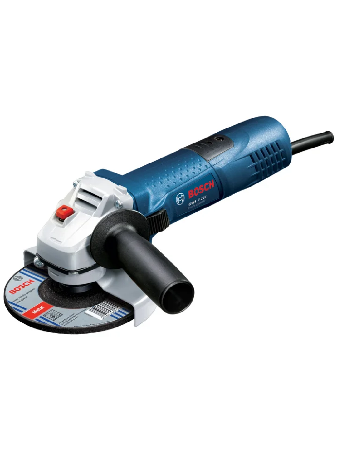 Угловая шлифмашина Bosch GWS 7-125, 11000 оборотов в минуту, M14, 720Вт