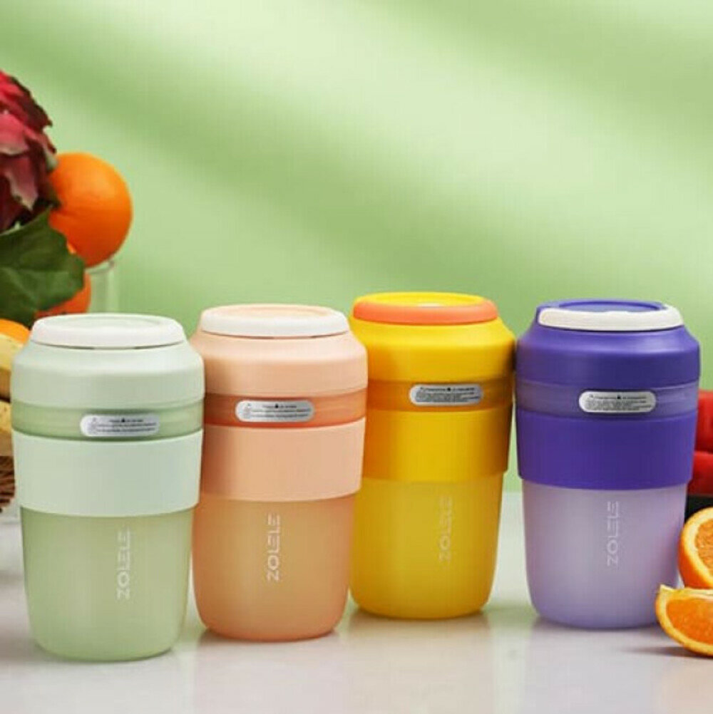 Картинки Портативный электрический шейкер Xiaomi Zolele Portable Electric Juicer Cup (Zi102) Global (Yellow)