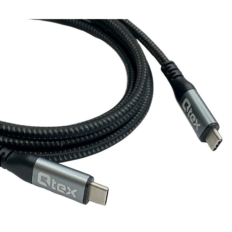 Кабель USB4 Тип C - USB4 Тип C QteX USB4 Gen3 TPE CC-2 2.0m