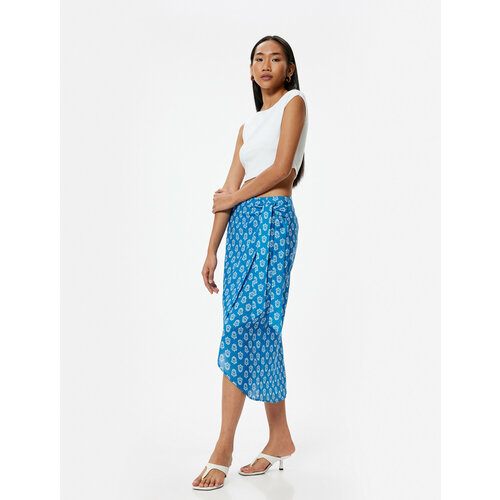 фото Юбка koton, размер 42, синий