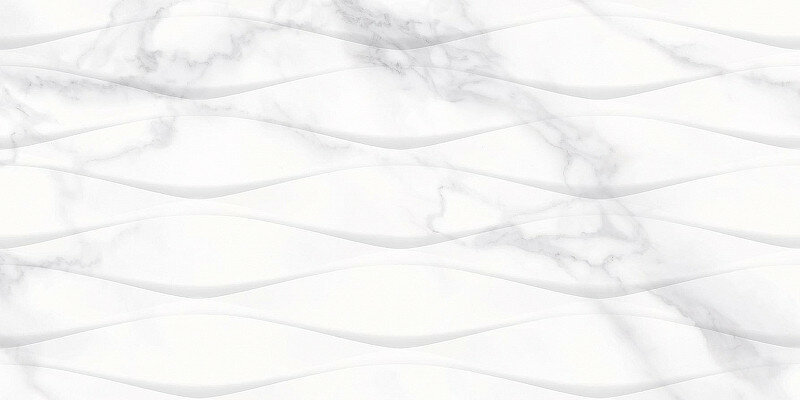 Керамическая плитка Керлайф Calacatta Silver Rel 33 925896 настенная 315х63 см белый