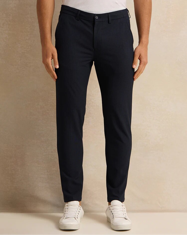 Брюки чинос REDTAG, размер 38, темно-синий — фото 1