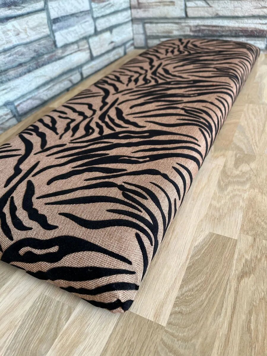 Сидушка на банкетку, обувницу, Студия кованой мебели Нива, размер 80х28 см, цвет тигровый — фото 1