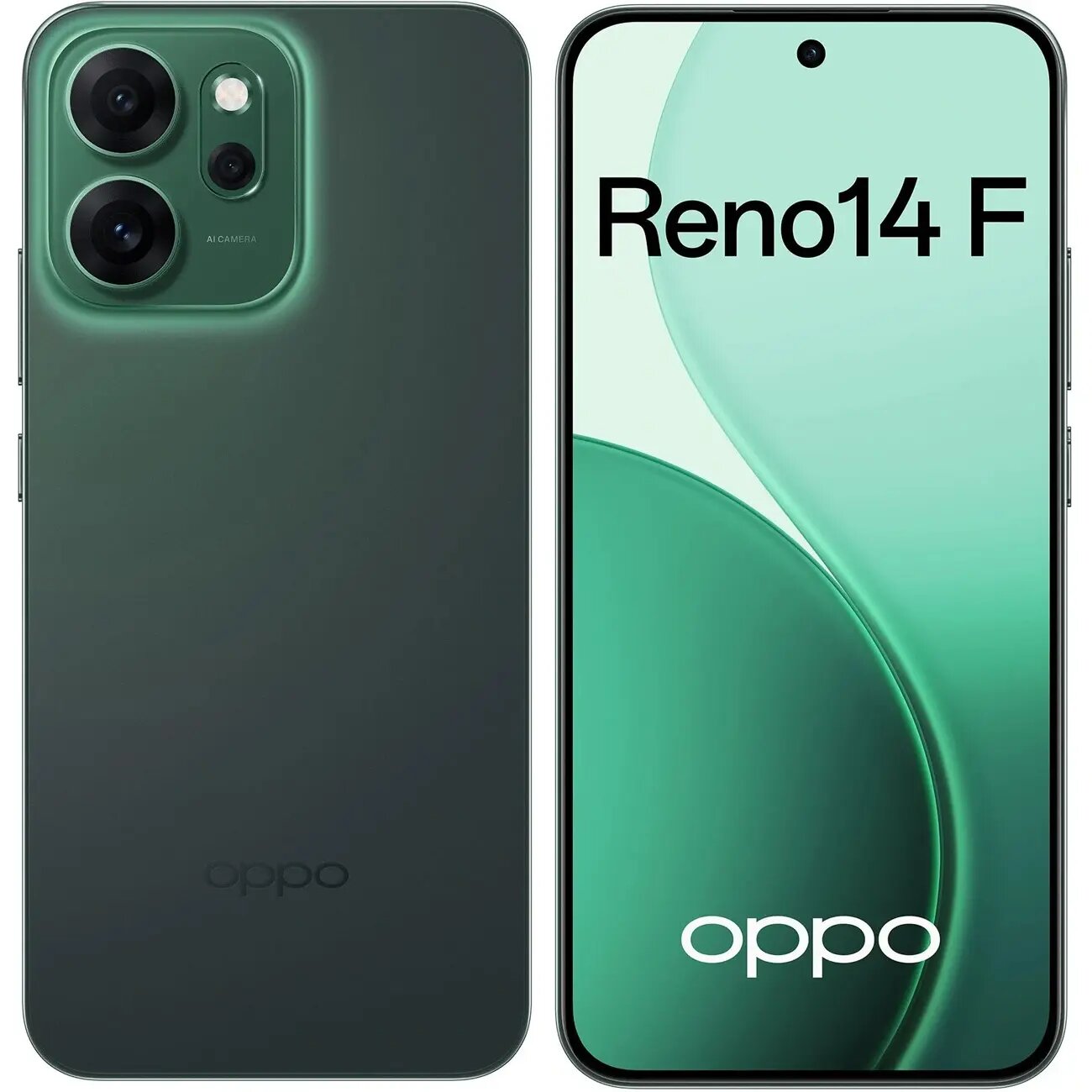 Смартфон OPPO Reno14F 5G (8/256) Luminous Green, Беспроводные интерфейсы: Wi-Fi, Вес: 180 г, Встроенная память: 256 Гб