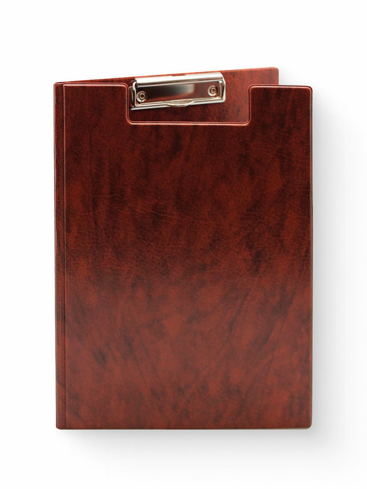 Папка-планшет dpskanc A4, с зажимом, коричневая, ПВХ, 32x23см — фото 1