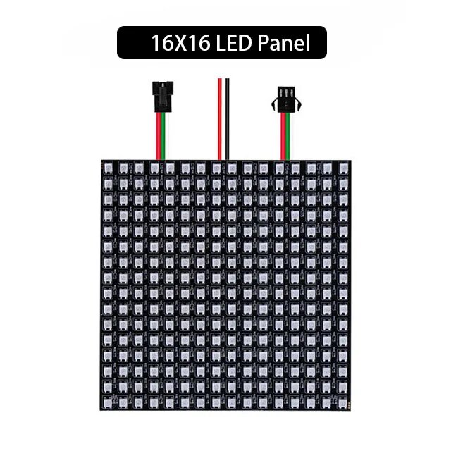 RGB-панель Xnbada WS2812B 64 пикселя 16X16 LED Panel