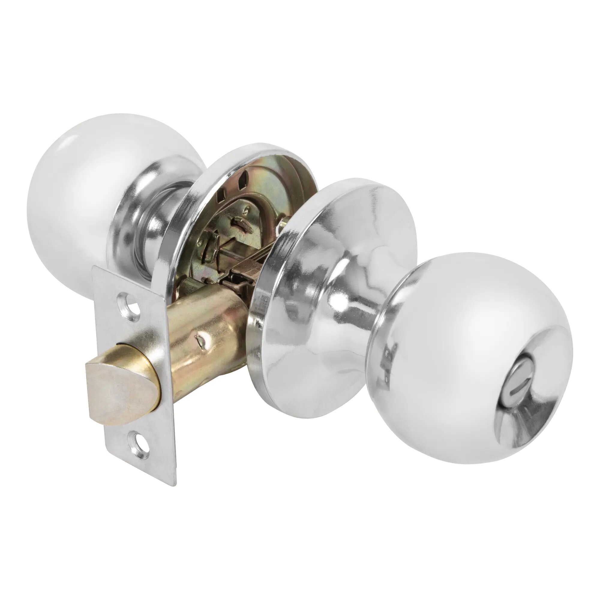 Ручка-кноб фиксатор цвет хром