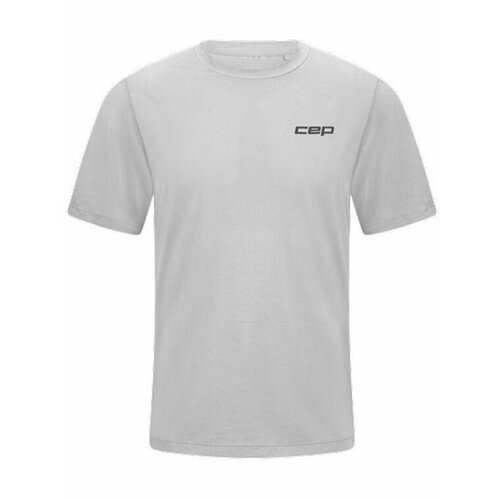 фото Футболка спортивная cep core run shirt, short sleeve, размер xxl, серый