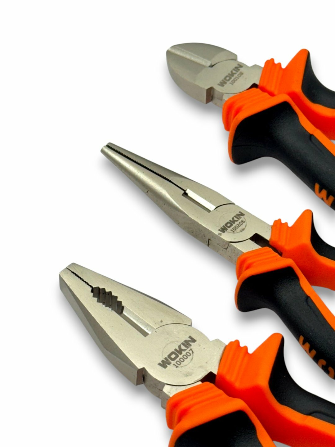 Набор плоскогубцев WOKIN из 3 штук для универсальных захватных и монтажных работ — фото 1