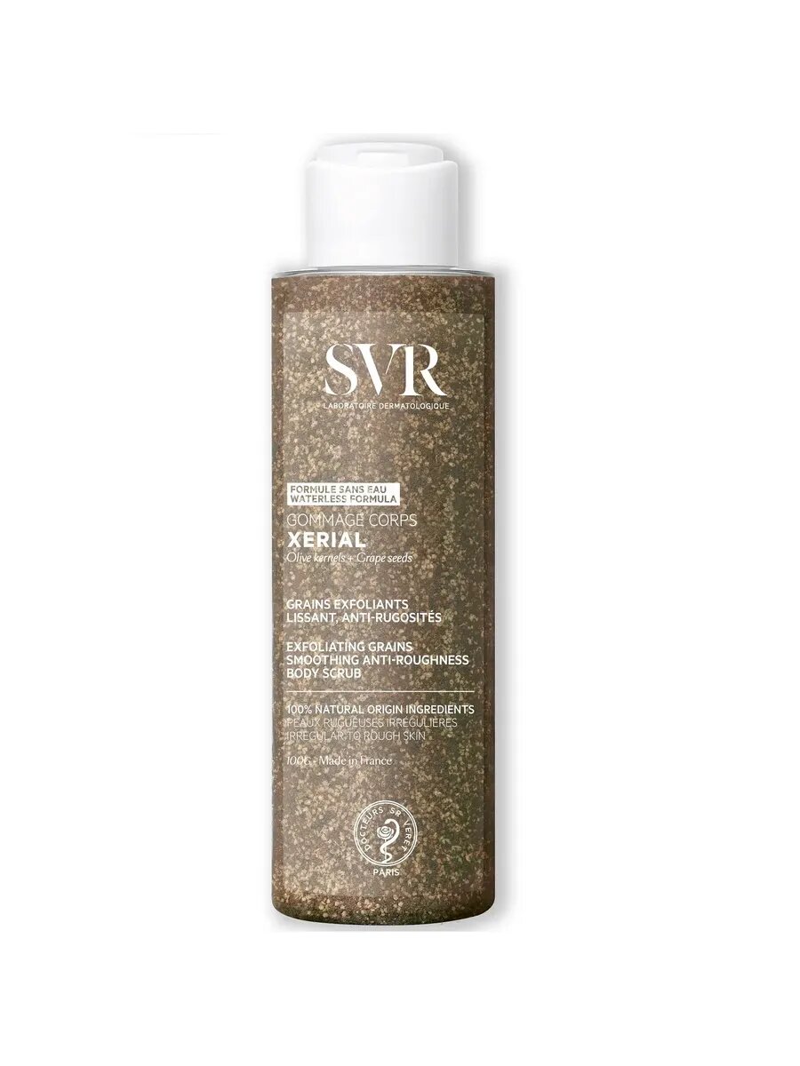 Гоммаж-скраб SVR Xerial Corps, для тела, для всех типов кожи, 100г