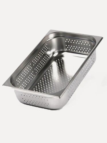 Изображение товара Гастроемкость Foodatlas GN 1/1, перфорированная, нержавеющая сталь, высота 10см