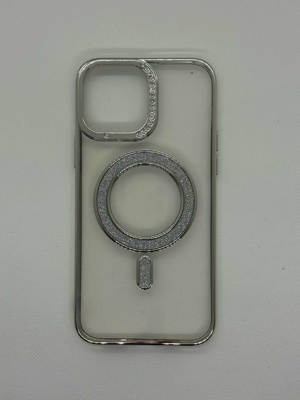 Чехол с блестящими камнями для iPhone 13 Pro Max c Magsafe — фото 1