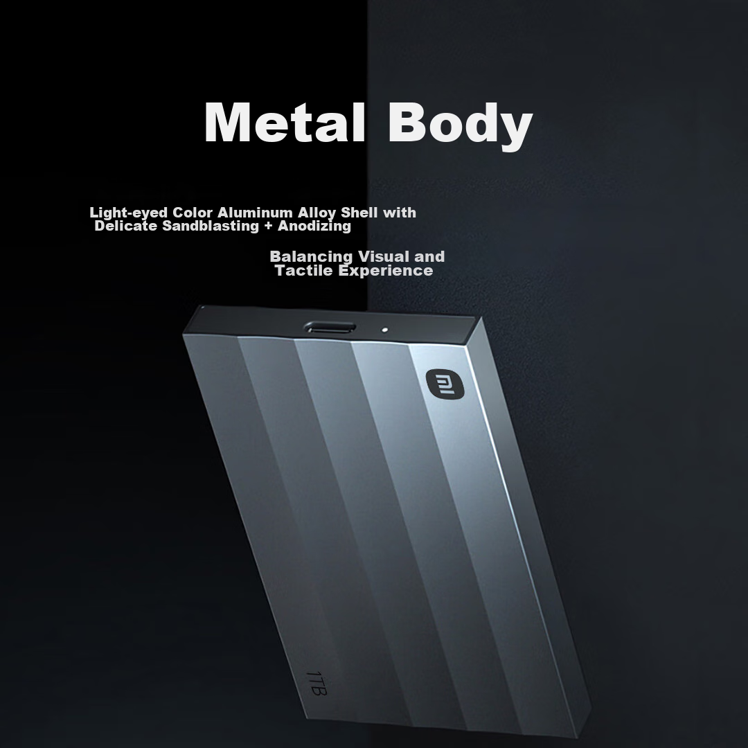 Внешние Жесткие Диски И Ssd Xiaomi Xiaomi (MI) 1TB Type-C USB 3.2 Portable Solid State Drive (PSSD), NVMe Read Speed 2000MB/s, Direct Phone Connection, Compatible with Computers, Laptops, Tablets, And Car Use