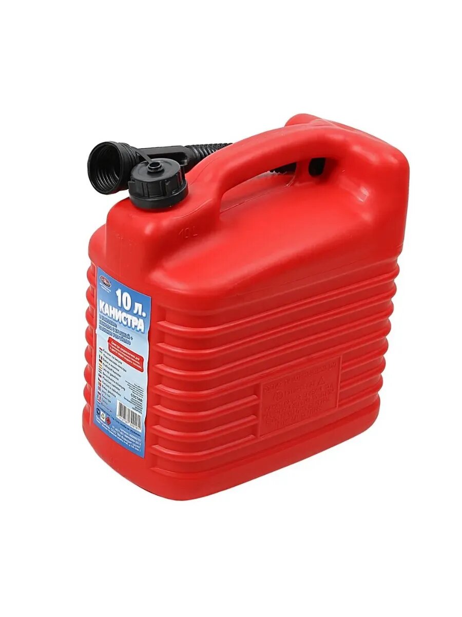 Канистра M-787 полимерная с носиком-лейкой 10л мамонт /1/12