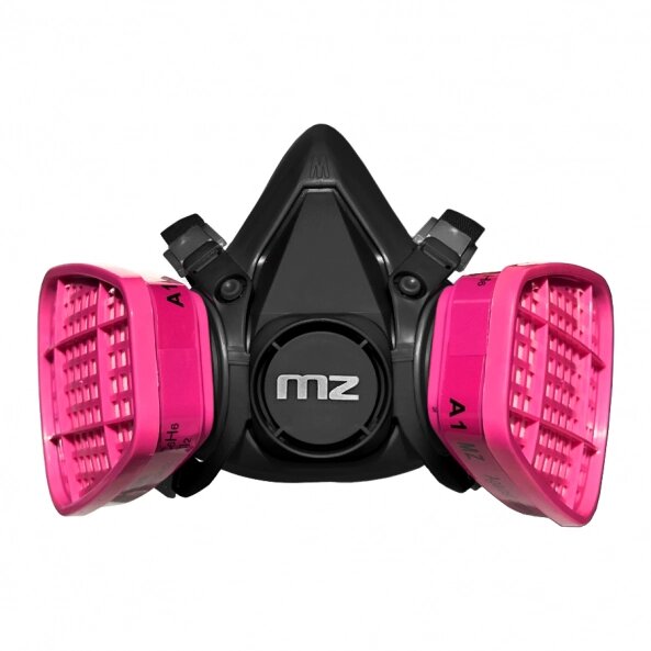 Изображение Маска-респиратор MZ FD-9 (розовый фильтр) Black Edition