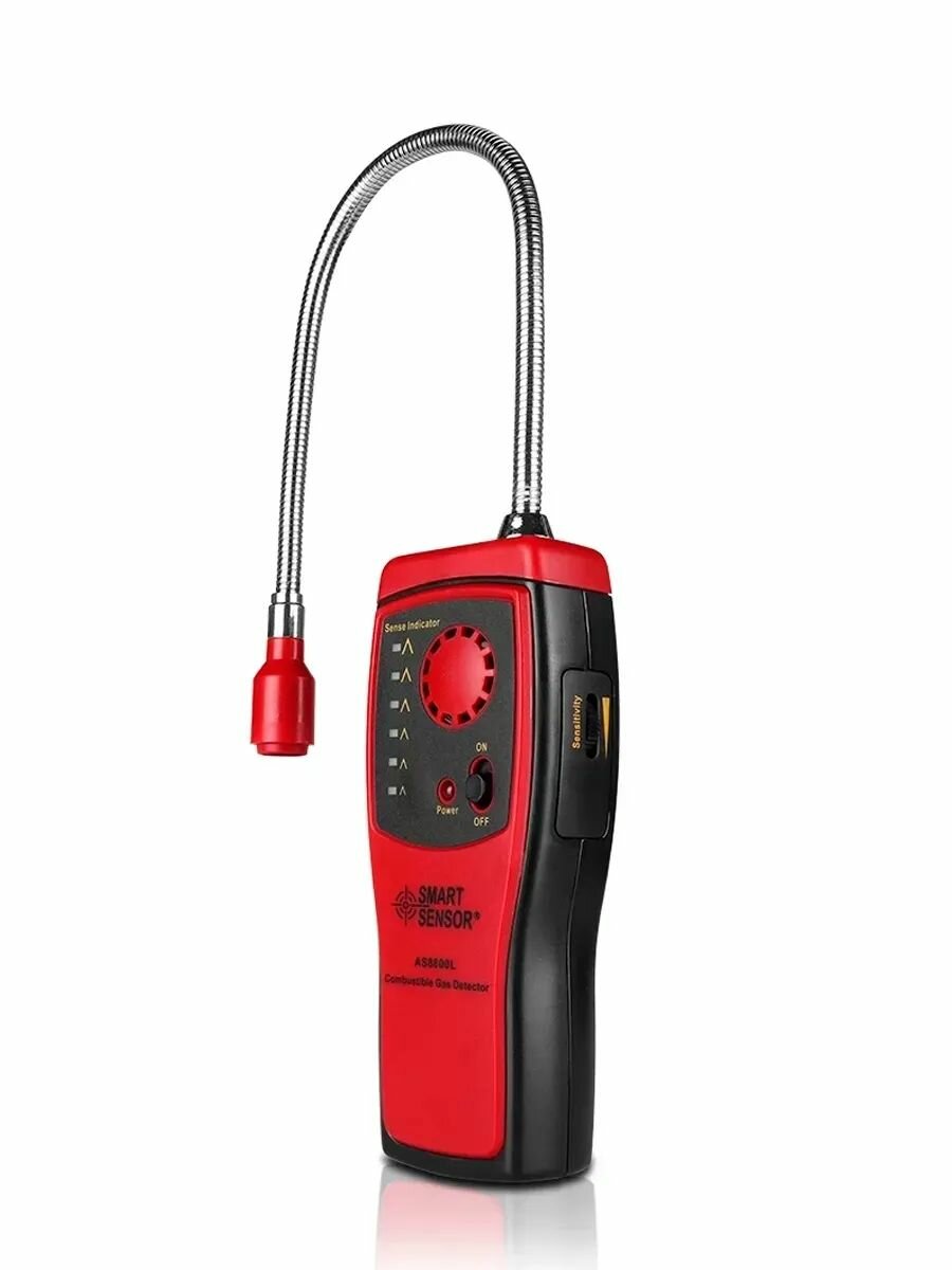 Изображение Газоанализатор Smart Sensor AS8800L, детектор определения легковоспламеняющихся горючих газов, детектор утечки газа со звуковым сигналом