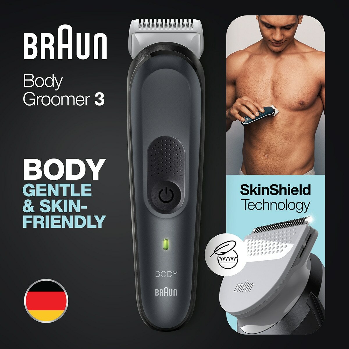 Обзор: Триммер Braun Series 3 BG3350 для тела, беспроводной, NiMH аккумулятор, моющийся
