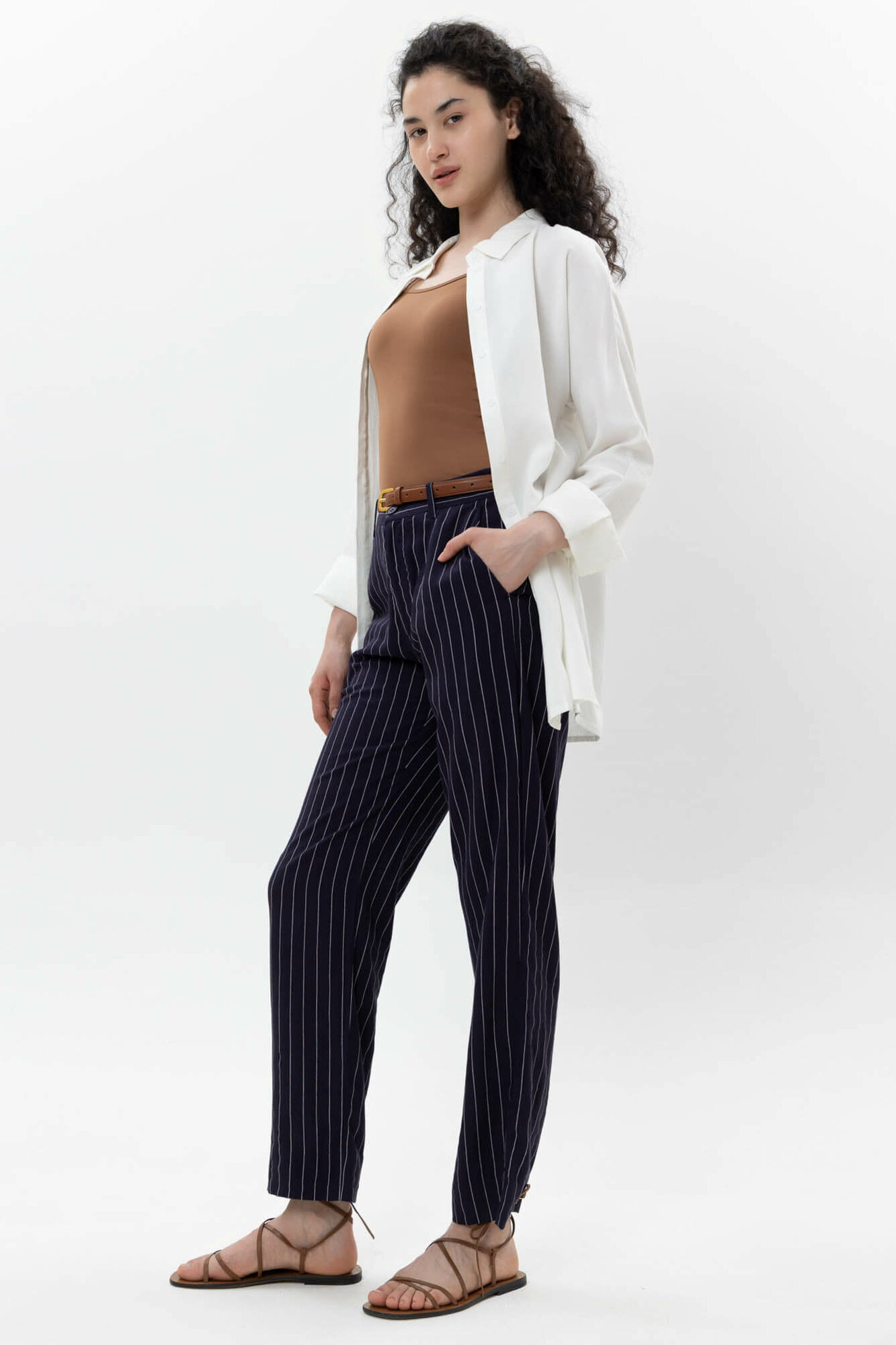 Брюки классические TERRA PRO, размер M, navy — фото 1