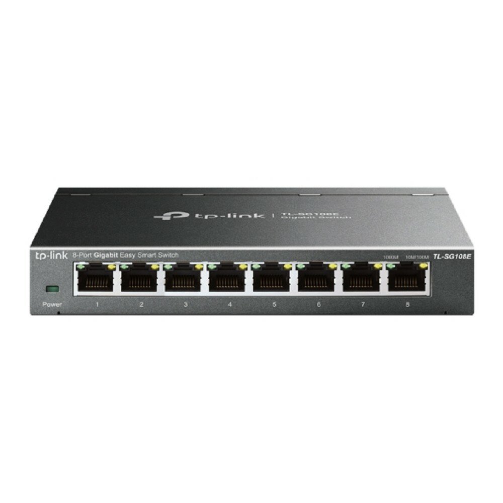 Коммутатор TL-SG108E TP-LINK Для малых рабочих групп