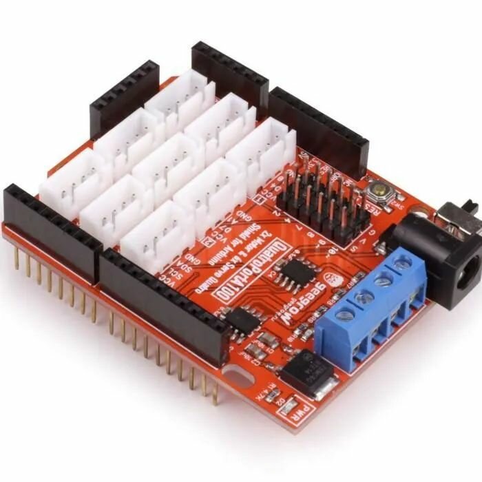 Шилд Geegrow QuatroPortA100 пластик для робототехники Geegrow