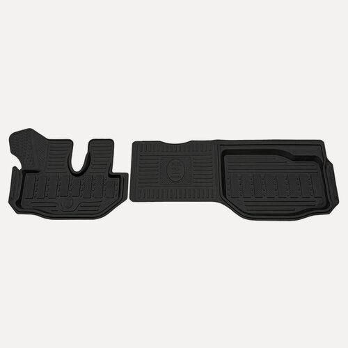 Изображение товара Коврик салонный резиновый (черный) для Hyundai HD 72/78 (00-Н. В.) (Борт 4см)