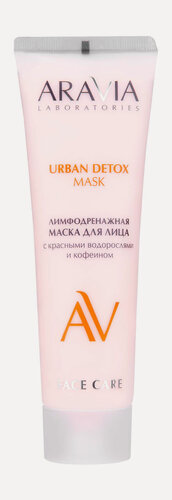 Изображение товара ARAVIA LABORATORIES Маска для лица Urban Detox Mask лимфодренажная с красными водорослями и кофеином, 100 мл