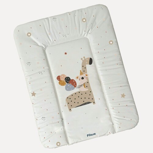Изображение товара Матрасик для пеленания 72x52 водонепроницаемый для новорожденных Pituso Жирафик