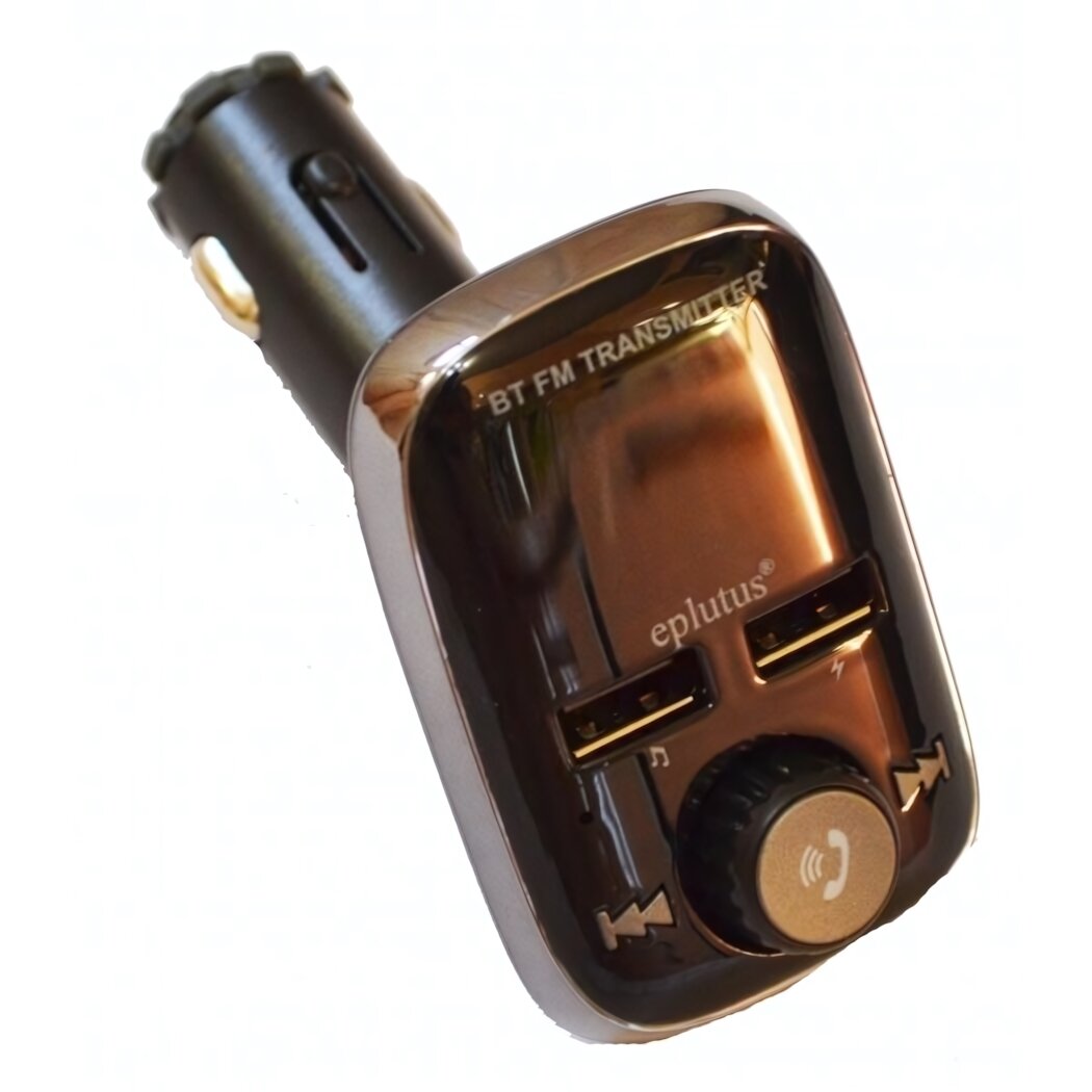 FM-модулятор Eplutus FB-02 Bluetooth, компактный, с USB, 12-24V