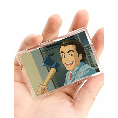 Американский психопат магнит сувенирный 50х76мм на холодильник 299₽