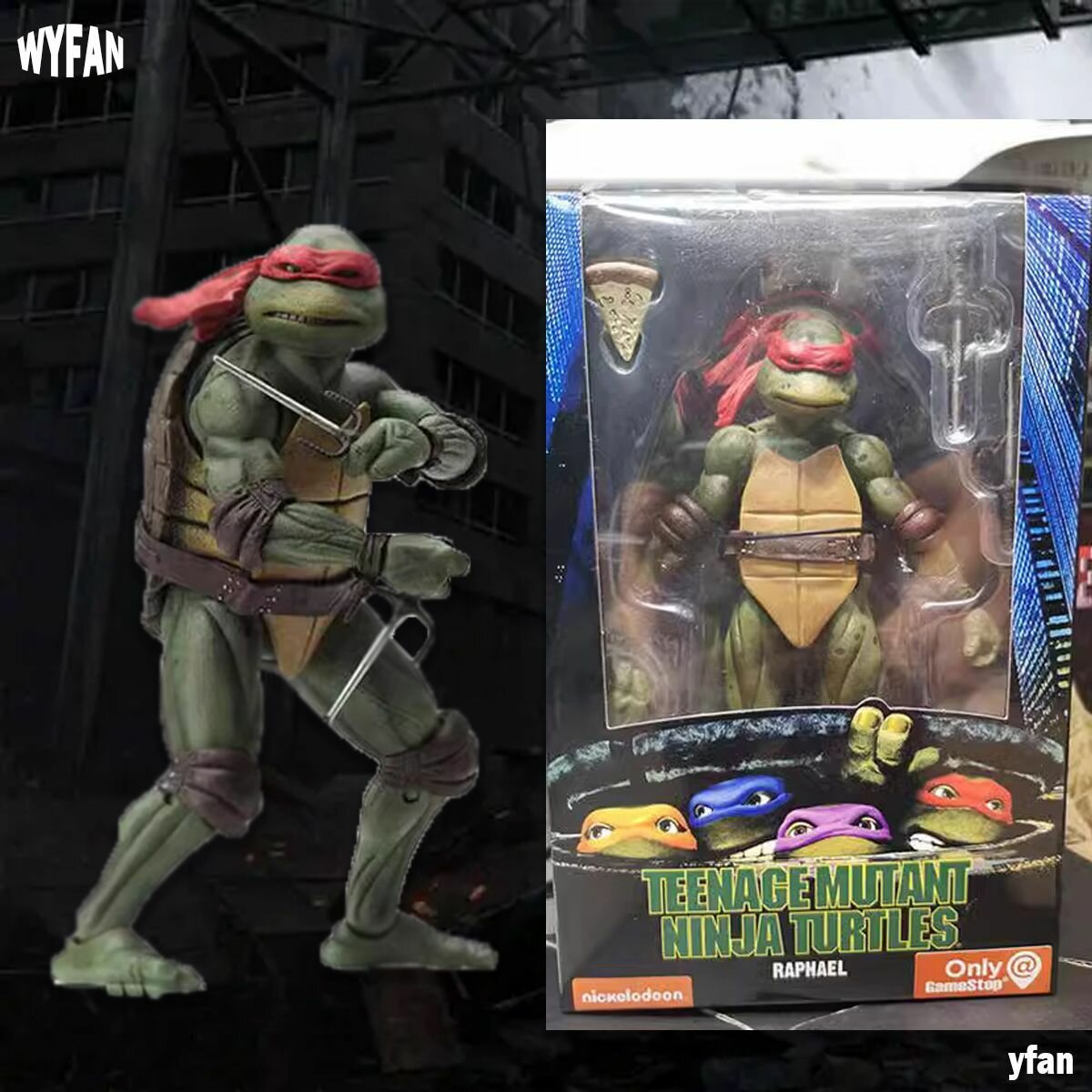 NECA "Черепашки-ниндзя" 1990 г. Версия фильма Limited Edition Рафаэль
