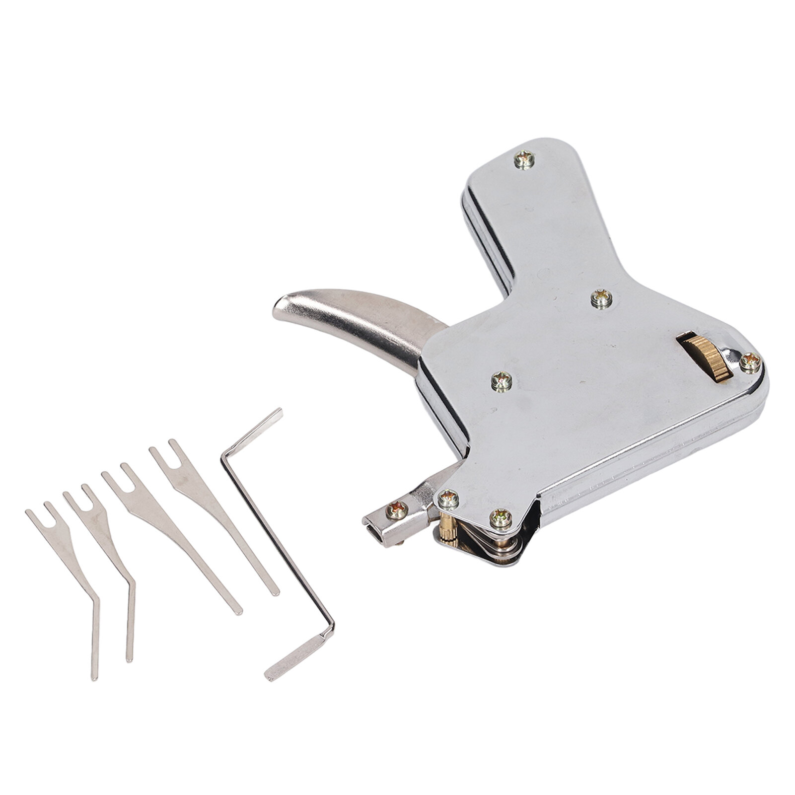 6PCS Lock Picking Practice Tools Stainless Steel High Hardness Padlock Open Set for DIY