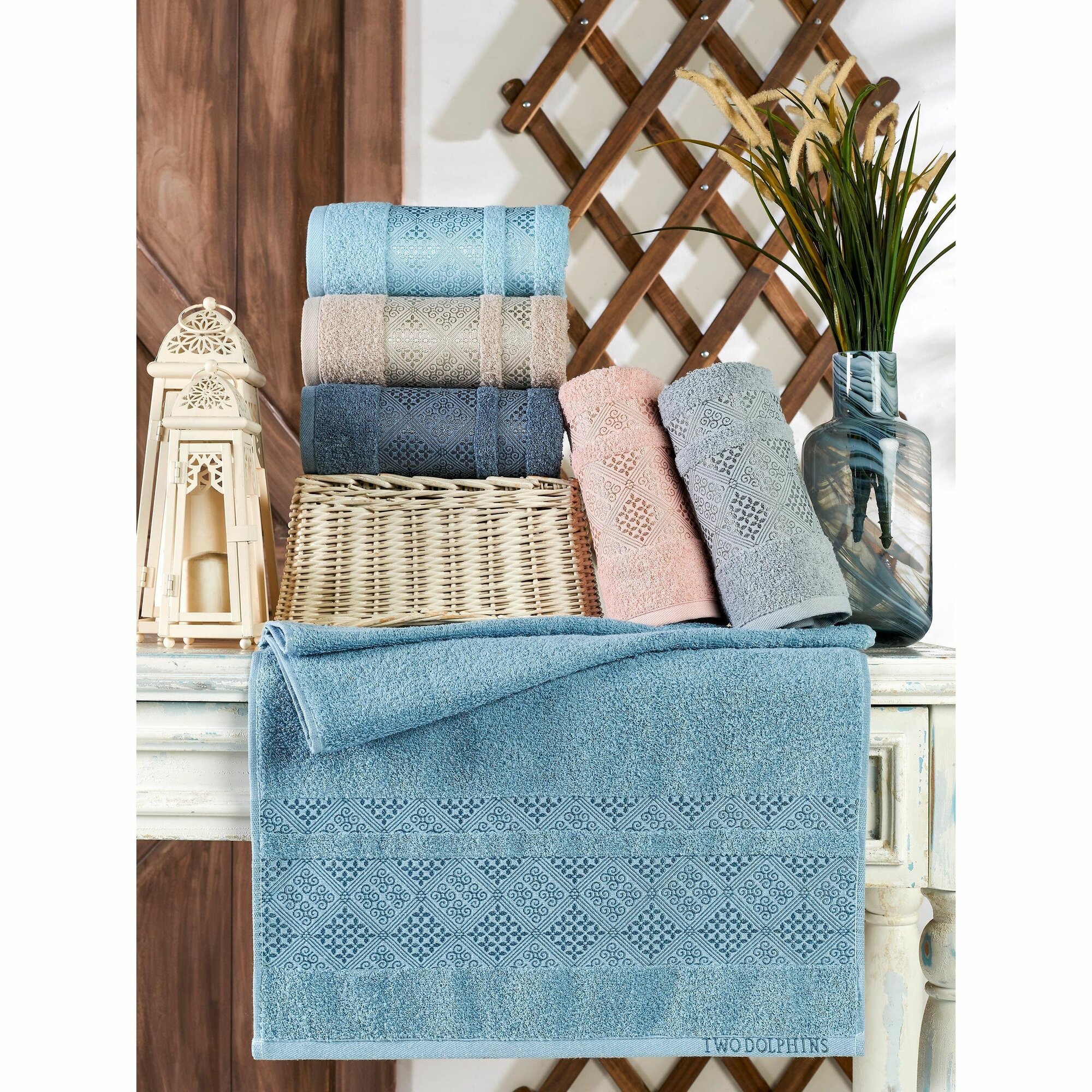 TWO DOLPHINS Набор полотенец DESTAN 50x90 (6 шт.)