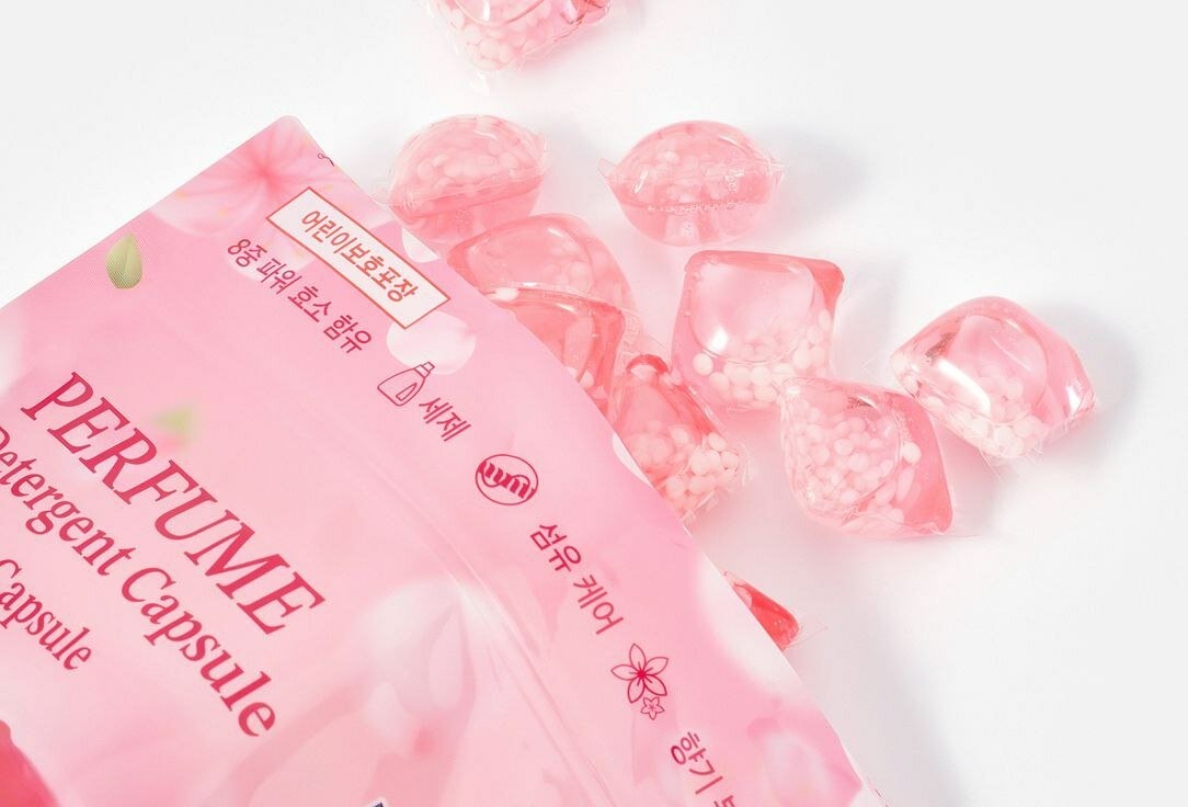 Kopum Plus, капсулы для стирки, с ароматом, 32 шт, 15 г, Корея — фото 1