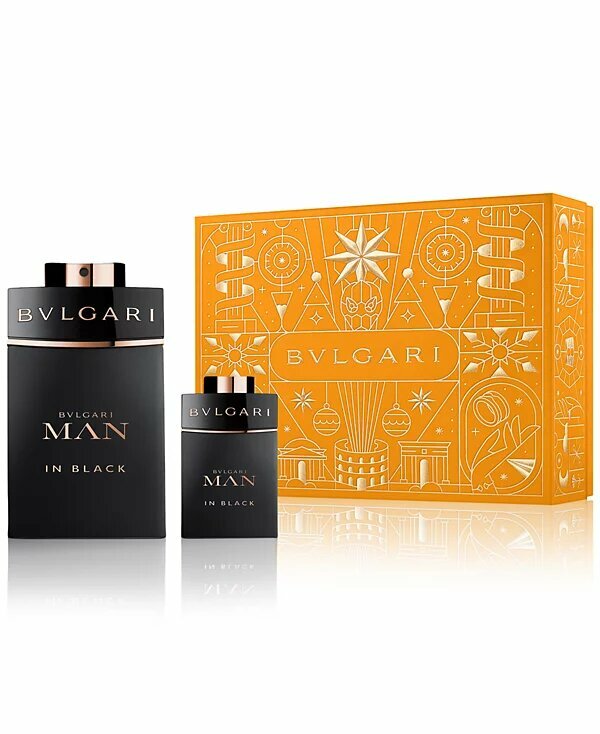 Мужской подарочный набор BVLGARI Man In Black, 2 предмета (100 мл + 15 мл)