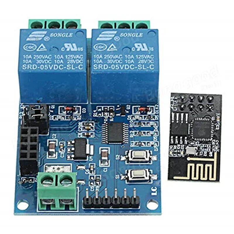 DC 5 В 12 В 2/4 канала ESP8266 ESP-01 WiFi релейная плата модуль ESP-01 WIFI модуль для умного домашнего телефона APP контроллер WIFI реле, 5V 2 channels