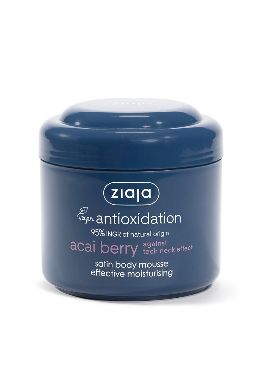 Мусс для тела Ziaja "Acai Berry", 200мл, увлажняющий, для всех типов кожи