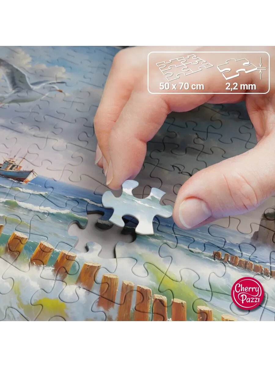 Пазл для взрослых 1000 элементов Берег Балтийского моря — фото 1