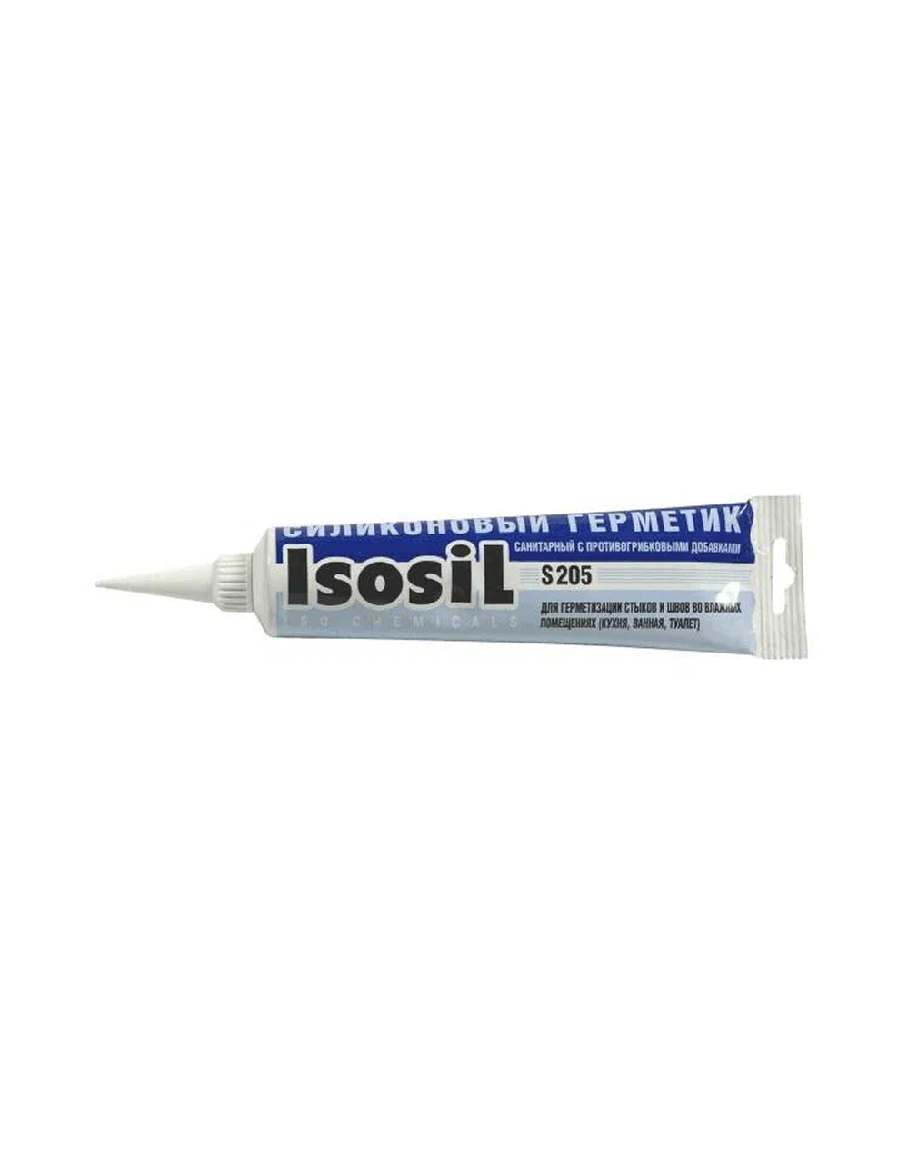 Герметик Isosil силиконовый санитарный S205 115мл белый