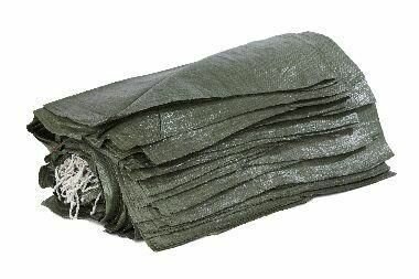 Мешок для строительного мусора 55смх 95см зелёный (1шт)