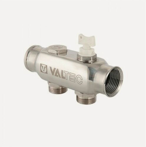 Изображение товара Коллектор нержавеющая сталь 1" х 7 выходов 3/4" НР EK межосевое 50 мм (VTc.505. SS.060507)