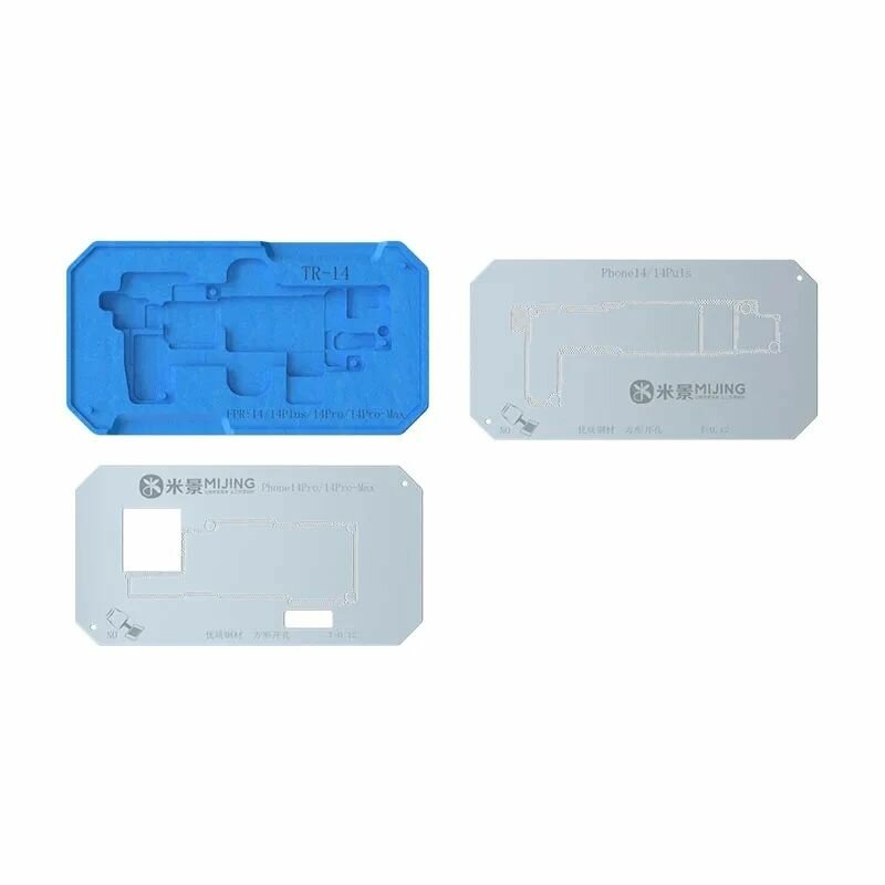 Сплавы Для Пайки Платформа для пайки реболлинга материнской платы MiJing Z20 Pro с трафаретом, для iPhone 14 серии