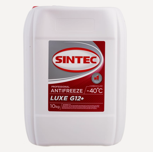 Изображение товара Антифриз sintec luxe g12+ готовый -40 красный 10 кг