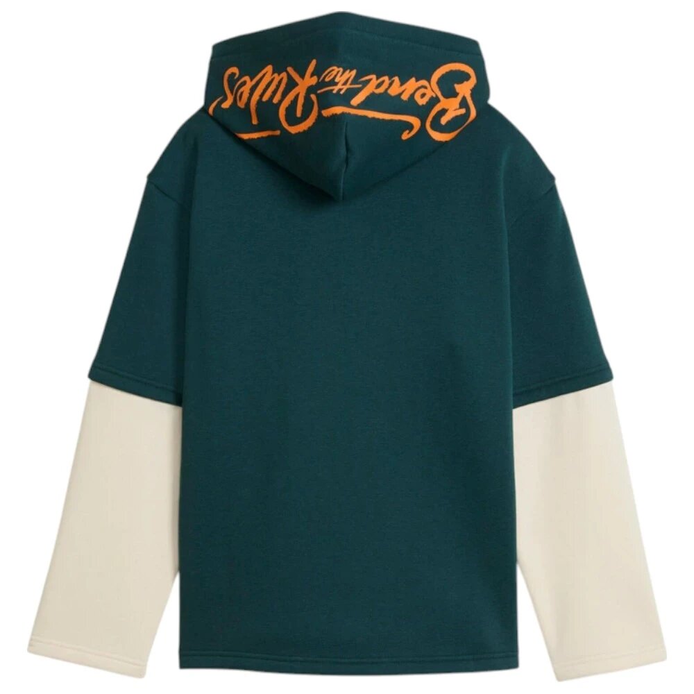 Худи PUMA, размер 164, коричневый — фото 1