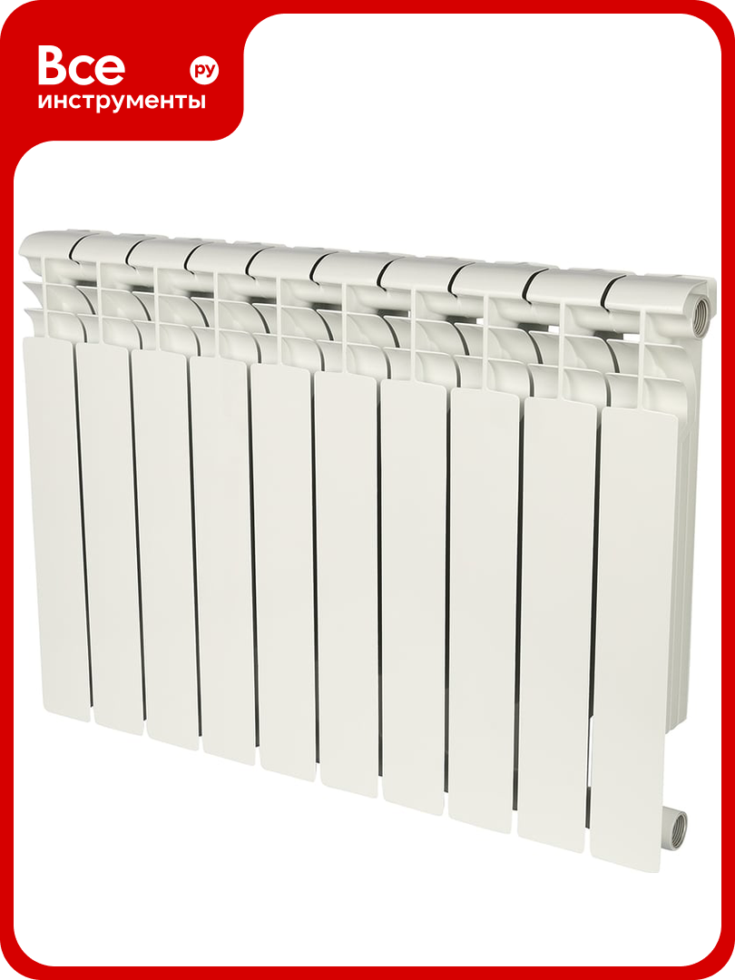 Биметаллический радиатор ROMMER Profi BM 500 BI500-80-80-150 10 секций RAL9016 82490