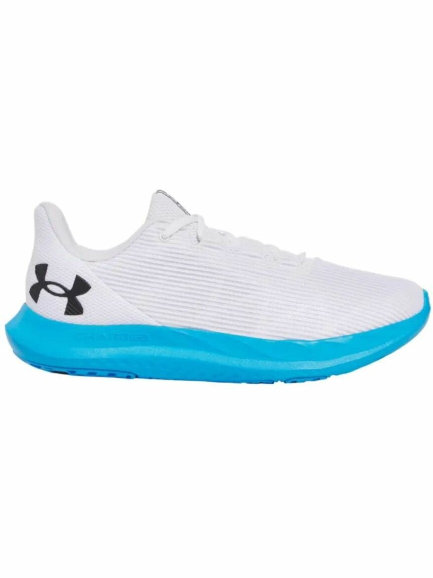 Кроссовки Under Armour Charged Speed Swift, полнота F, размер 9,5 US, белый/голубой