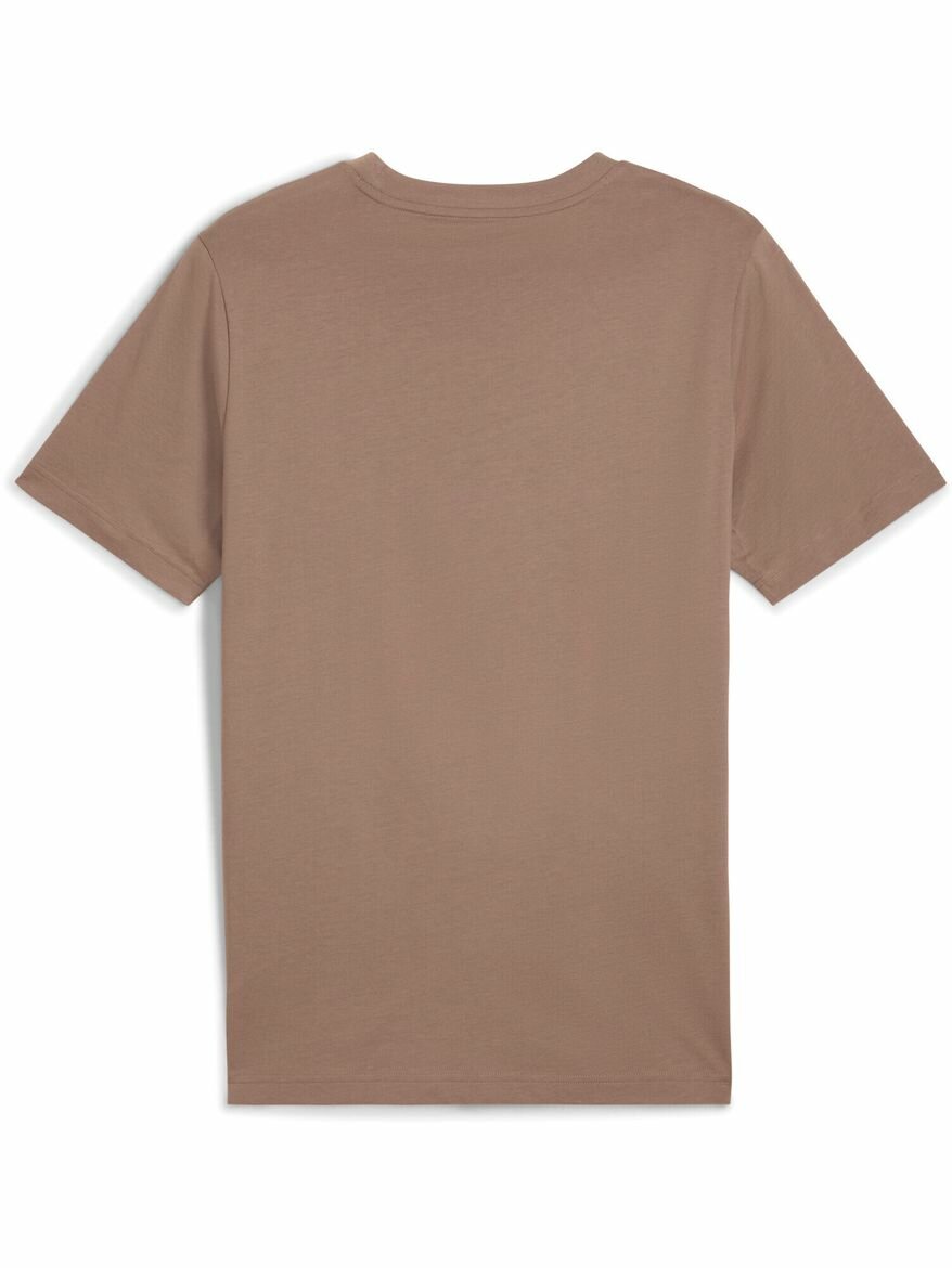 Футболка PUMA GRAPHICS No.1 Logo Tee, размер M, коричневый — фото 1