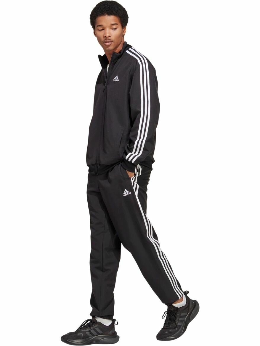Костюм спортивный adidas 3-Stripes Woven Track Suit, размер L INT, черный