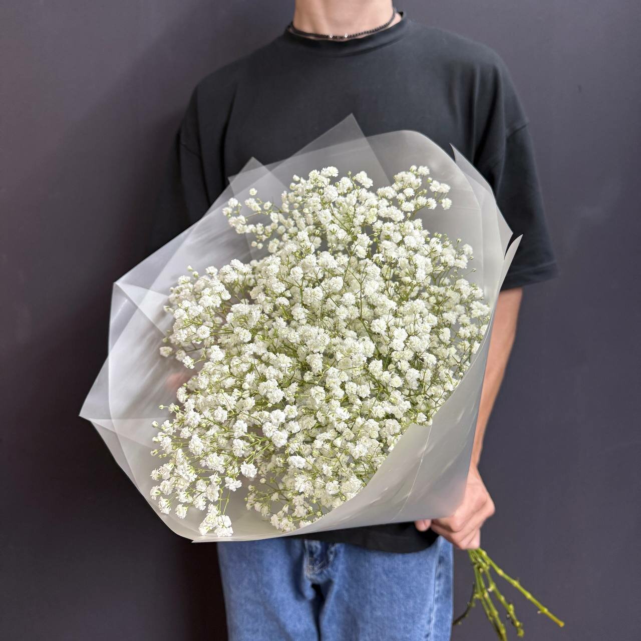 Букет Гипсофил "Wow Flowers" доставка свежий букет высотой