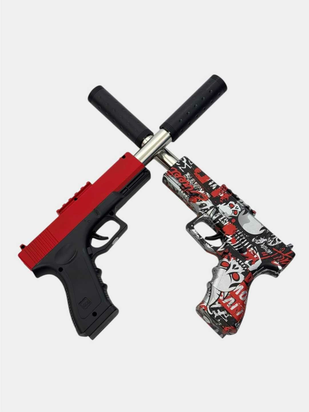 Интерактивный набор пистолет Glock с мягкой пулей EVA, для меткости и координации, для детей. Код. 26339