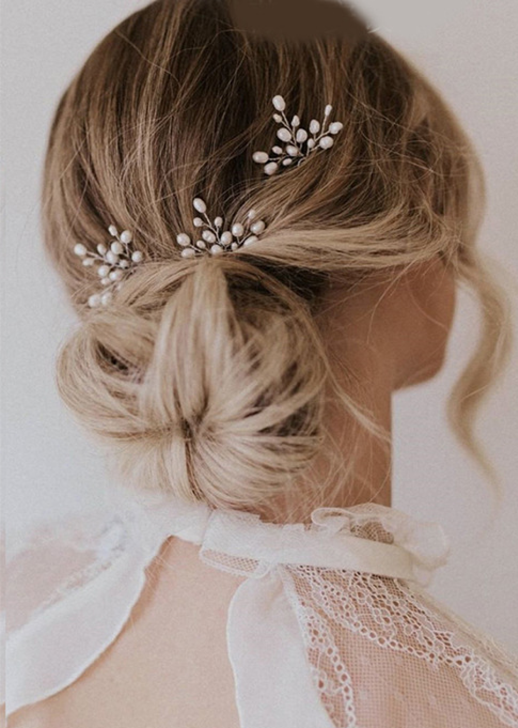 Шпильки для волос свадебные 3 шт. Украшения для волос. Украшение для невесты.